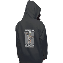 Load image into Gallery viewer, Shirts Zippered Hoodies, Unisex / Small / Dark Heather Initiate Human Destruction