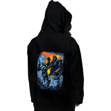 Load image into Gallery viewer, Secret_Shirts Pullover Hoodies, Unisex / Small / Black Robocop VS Robocain