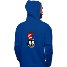 Load image into Gallery viewer, Shirts Pullover Hoodies, Unisex / Small / Royal Blue Mad Cat Hat
