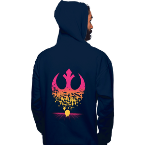 Daily_Deal_Shirts Pullover Hoodies, Unisex / Small / Navy Fractured Rebellion 1984