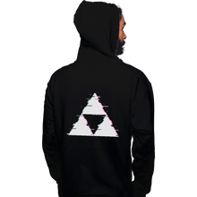 Load image into Gallery viewer, Shirts Zippered Hoodies, Unisex / Small / Black Ddjvigo's Glitch Triforce