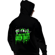 Load image into Gallery viewer, Shirts Pullover Hoodies, Unisex / Small / Black It's Not Easy Bein' Green