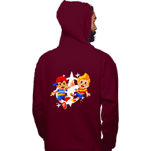 Load image into Gallery viewer, Secret_Shirts Pullover Hoodies, Unisex / Small / Maroon Lucas & Ness