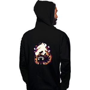 Daily_Deal_Shirts Pullover Hoodies, Unisex / Small / Black Cheshire White Rabbit