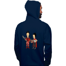 Load image into Gallery viewer, Daily_Deal_Shirts Pullover Hoodies, Unisex / Small / Navy Cyberpunk Is Cool
