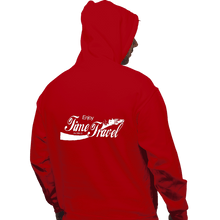Load image into Gallery viewer, Shirts Pullover Hoodies, Unisex / Small / Red Enjoy Time Travel