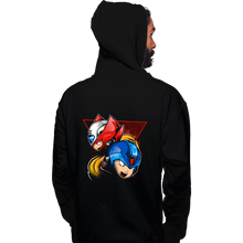 Load image into Gallery viewer, Shirts Pullover Hoodies, Unisex / Small / Black X vs Z