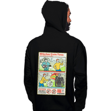 Load image into Gallery viewer, Secret_Shirts Pullover Hoodies, Unisex / Small / Black Coin Toss Guide
