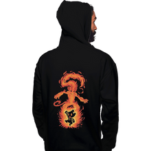 Load image into Gallery viewer, Shirts Pullover Hoodies, Unisex / Small / Black The Fire Ape Within