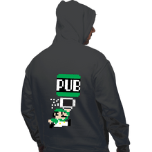 Load image into Gallery viewer, Shirts Pullover Hoodies, Unisex / Small / Charcoal To The Pub Luigi