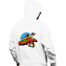 Load image into Gallery viewer, Shirts Pullover Hoodies, Unisex / Small / White Funky Flights