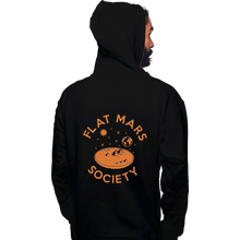 Load image into Gallery viewer, Shirts Zippered Hoodies, Unisex / Small / Black Flat Mars Society