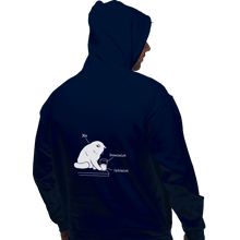 Load image into Gallery viewer, Shirts Zippered Hoodies, Unisex / Small / Navy Glass Graphic