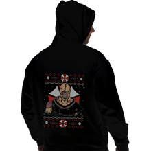 Load image into Gallery viewer, Shirts Pullover Hoodies, Unisex / Small / Black Bio Organic Weapon Christmas