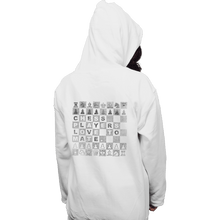 Load image into Gallery viewer, Shirts Pullover Hoodies, Unisex / Small / White Chess Players Love to Mate