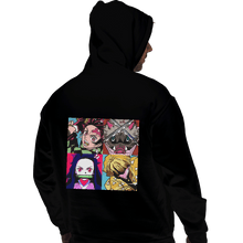 Load image into Gallery viewer, Shirts Pullover Hoodies, Unisex / Small / Black Kimetsu No Warhol