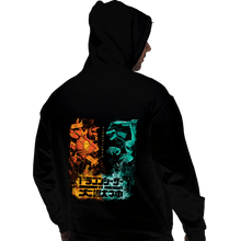 Load image into Gallery viewer, Daily_Deal_Shirts Pullover Hoodies, Unisex / Small / Black Dragon VS Beast