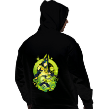 Load image into Gallery viewer, Shirts Pullover Hoodies, Unisex / Small / Black Verdant Strider Tighnari
