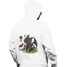Load image into Gallery viewer, Shirts Pullover Hoodies, Unisex / Small / White Dragon Ink
