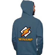 Load image into Gallery viewer, Secret_Shirts Pullover Hoodies, Unisex / Small / Indigo Blue Winamp XP