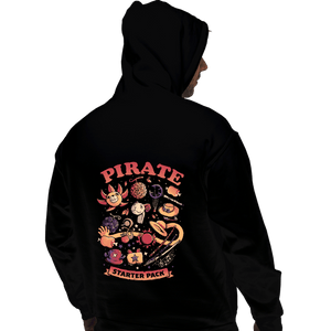 Daily_Deal_Shirts Pullover Hoodies, Unisex / Small / Black Pirate Starter Pack