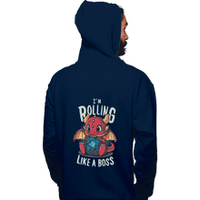 Load image into Gallery viewer, Shirts Zippered Hoodies, Unisex / Small / Navy Rolling Like A Boss