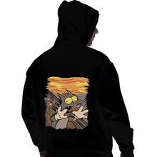 Load image into Gallery viewer, Shirts Pullover Hoodies, Unisex / Small / Black Scratchy's Scream