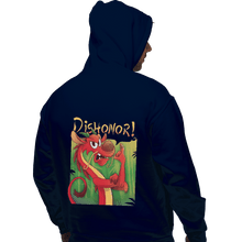 Load image into Gallery viewer, Shirts Zippered Hoodies, Unisex / Small / Navy Dishonor On You