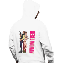 Load image into Gallery viewer, Daily_Deal_Shirts Pullover Hoodies, Unisex / Small / White Rebel Woman