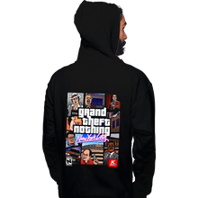 Load image into Gallery viewer, Shirts Pullover Hoodies, Unisex / Small / Black Grand Theft Nothing