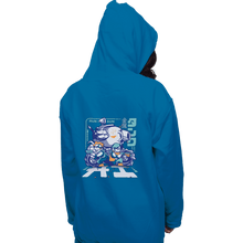 Load image into Gallery viewer, Shirts Pullover Hoodies, Unisex / Small / Sapphire Run And Gun