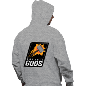 Shirts Pullover Hoodies, Unisex / Small / Sports Grey Thunder Gods