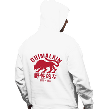 Load image into Gallery viewer, Shirts Pullover Hoodies, Unisex / Small / White Grimalkin