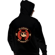 Load image into Gallery viewer, Secret_Shirts Pullover Hoodies, Unisex / Small / Black Plagued By Anxiety