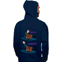 Load image into Gallery viewer, Daily_Deal_Shirts Pullover Hoodies, Unisex / Small / Navy Halloweeen