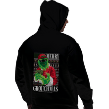 Load image into Gallery viewer, Daily_Deal_Shirts Pullover Hoodies, Unisex / Small / Black Merry Grouchmas Ugly Sweater