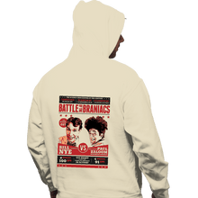 Load image into Gallery viewer, Daily_Deal_Shirts Pullover Hoodies, Unisex / Small / Sand Battle Of The Braniacs