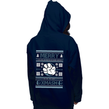 Load image into Gallery viewer, Shirts Pullover Hoodies, Unisex / Small / Navy Merry Xmash
