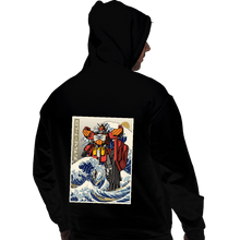 Load image into Gallery viewer, Daily_Deal_Shirts Pullover Hoodies, Unisex / Small / Black Heavyarms Wave