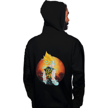 Load image into Gallery viewer, Shirts Pullover Hoodies, Unisex / Small / Black Fighter Kid