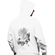 Load image into Gallery viewer, Shirts Zippered Hoodies, Unisex / Small / White The Prince Of Saiyans