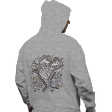 Load image into Gallery viewer, Daily_Deal_Shirts Pullover Hoodies, Unisex / Small / Sports Grey Escher Who
