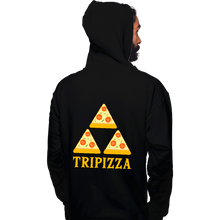 Load image into Gallery viewer, Shirts Pullover Hoodies, Unisex / Small / Black TriPizza