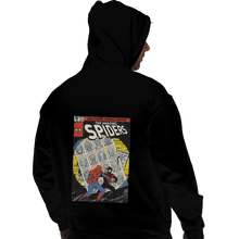 Load image into Gallery viewer, Shirts Pullover Hoodies, Unisex / Small / Black Spiders Of Future Past