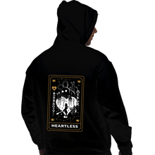 Load image into Gallery viewer, Secret_Shirts Pullover Hoodies, Unisex / Small / Black Heartless Tarot Card