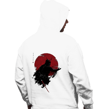 Load image into Gallery viewer, Shirts Pullover Hoodies, Unisex / Small / White Darth Samurai
