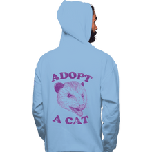 Load image into Gallery viewer, Shirts Pullover Hoodies, Unisex / Small / Royal Blue Adopt A Cat