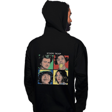 Load image into Gallery viewer, Shirts Pullover Hoodies, Unisex / Small / Black Scoops Troop