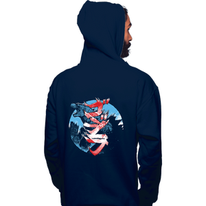 Daily_Deal_Shirts Pullover Hoodies, Unisex / Small / Navy Gojira Scream