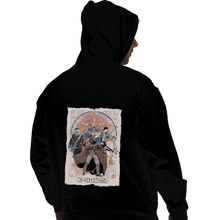 Load image into Gallery viewer, Shirts Pullover Hoodies, Unisex / Small / Black Death Stars